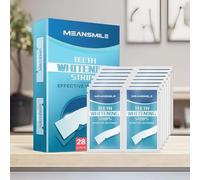 56 Bandes Rest Bandes Blanchissantes Kit Blanchiment Dentaire - Formule sans Peroxyde, Élimine Taches Café Thé Vin, Facile & Discret, Patch Dent Blanche, Strips pour Dents Blanches