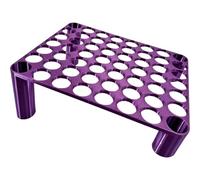 56 Grid Can Organizer Étagère de rangement pour pieds hauts et bas (violet)