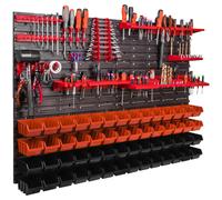 56 pcs. Boîtes, Étagère murale pour système de rangement 1152 x 780 mm, Porte-ou