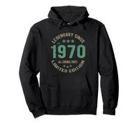 56 Year Old Bday Legend Since 1970 - Vintage 56th Birthday Sweat à Capuche