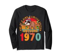 56 Year Old Sloth Vintage 1970 Limited Edition 56th Birthday Manche Longue