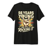 56 Years and Still Rocking 56 Anniversaire 56 Ans T-Shirt Haut de Gamme