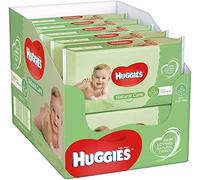 560 Lingettes de nettoyage per hygiène nouveaux nés enfants Huggies Unistar lingettes