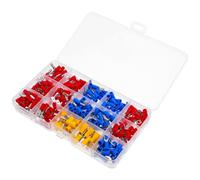 560 Pièces Kit de Bornes à Sertir Bout à 15 Tailles, Fer | Connexions Sûres et Fiables, sans Soudure, pour Câblage Électrique en Atelier, Assortiment Pratique Couleur Aléatoire