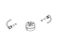 560 - pompe 1 litre pour moteur hydraulique de porte de garage 560 - FAAC 3204335