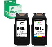 560Xl 561Xl Cartouches D'Encre Remanufacturées Pour Canon Cartouche 560 561 Xl Pixma Ts5350I Ts5350A Ts5351 Ts5352 Ts5353 Ts5355 Ts7450 Ts7451 Ts5351A Ts5353A Ts5355A Ts5351I Imprimante