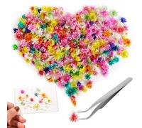 561 Pièces Fleurs Séchées Fleurs Sechees Naturelles Fleurs Sechees Fleurs Séchées pour Bougies pour Bougies Parfumées Fabrication de Savon DIY Nail Art Etui de Téléphone Bijoux Boucles d'oreilles