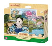 5652 fille panda son velo et sa remorque sylvanian families