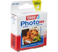 [56621-00000-00] tesa Pack 500 Coins Photo Double-face Transparent Autocollan...