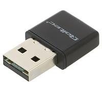 56986 Carte Ordinateur : Réseau WiFi USB A Mâle USB 2.0 Noir QOLTEC