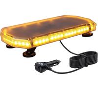 56leds Feu D'avertissement Toit De Voiture 56w 16 Modes De Flash Récupération De Voiture Barre De Lumière Stroboscopique Étanche Ambre Balise De Danger Base Magnétique Pour Véhicule 12 V/24 V