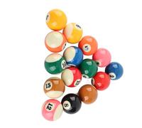 57,2 Mm Résine Jeu de Billard Boules, Taille Standard | Matériau de haute qualité, prévient la décoloration, idéal pour les fêtes, améliore le plaisir en famille