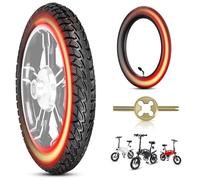 57-305 16x2.125 Tire and Tube Sets for Electric Bike 16 x 2.125 Electric Scooter Tire Tube with Angled Valve Stem | 16 inch Tire for Replacement Electric Scooters and E-Bike Tires