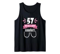 57 À Partir D’Ici Ça Descend T-Shirt Anniversaire Drôle Débardeur