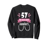 57 À Partir D’Ici Ça Descend T-Shirt Anniversaire Drôle Sweatshirt