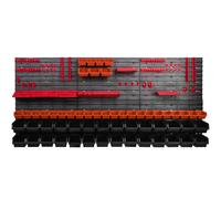 57 pcs. Boîtes, Étagère murale pour système de rangement 1728 x 780 mm, Porte-ou