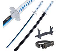 57 SPECIAL REPLICAS - Katana Demon Slayer en Bois - Bambou Sabre Japonais Decoratif - Anime Démon Cosplay Decoration - Catana Deco - Tanjiro Kamado - 105cm