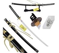 57 SPECIAL REPLICAS Katana en Bois, Katana Decoration Inspiré Kill Bill, Sabre avec Support inclus, Design artisanal, Sûr pour tous, Élégance japonaise pour votre intérieur JT10320E