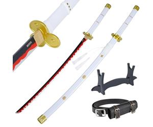 57 SPECIAL REPLICAS - Katana One Piece en Bois - Épée Bambou Sabre Japonais Decoratif - Anime Samourai Cosplay Costume Decoration - Catana Deco - 105cm