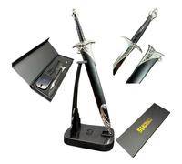 57 SPECIAL REPLICAS Ouvre Lettre Coupe Papier 18 cm avec Support, Gaine et Boîte Cadeau - Inspiré par Billbo Bagginss - Ouvre Enveloppe Collectif - Decoration de Collection, KW1124