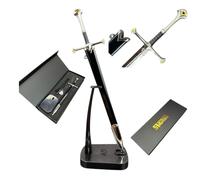 57 SPECIAL REPLICAS Ouvre Lettre Coupe Papier 22 cm avec Support, Gaine et Boîte Cadeau - Inspiré par Arragornn LOTR - Ouvre Enveloppe Collectif - Decoration de Collection, KW1121