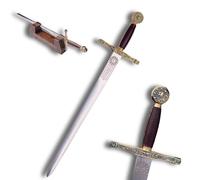 57 SPECIAL REPLICAS Ouvre-Lettres Historique Élégant - Ouvre Lettres Mini épée Réplique Historique - Décor Unique de Bureau - Cadeau Exclusif - Excalibur du Roi Arthur G01