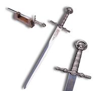 57 SPECIAL REPLICAS Ouvre-Lettres Historique Élégant - Ouvre Lettres Mini épée Réplique Historique - Décor Unique de Bureau - Cadeau Exclusif - ÉPÉE DE CROISÉ G12