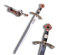 57 SPECIAL REPLICAS Ouvre-Lettres Historique Élégant - Ouvre Lettres Mini épée Réplique Historique - Décor Unique de Bureau - Cadeau Exclusif - Ordre des Templiers G31