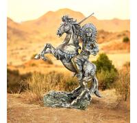 57 SPECIAL REPLICAS Statuette Decoration - Apache, Chef Indien armé à Cheval - Figurine Decoration Noel Bronze Sculpture Statue Cadeau Homme Cadeau Femme Décoration Salon
