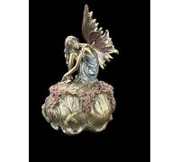 57 SPECIAL REPLICAS Statuette Decoration - Boîte à Bijoux avec Une fée - Figurine Decoration Noel Bronze Sculpture Statue Cadeau Homme Cadeau Femme Décoration Salon