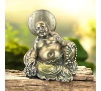 57 SPECIAL REPLICAS Statuette Decoration - Bouddha Joyeux Assis - Figurine Decoration Noel Bronze Sculpture Statue Cadeau Homme Cadeau Femme Décoration Salon