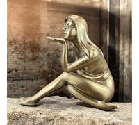 57 SPECIAL REPLICAS Statuette Decoration - Femme Nue - Baiser Nu - Figurine Decoration Noel Bronze Sculpture Statue Cadeau Homme Cadeau Femme Décoration Salon