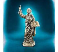 57 SPECIAL REPLICAS Statuette Decoration - L'apôtre Saint Pierre, Patron des papes et des pêcheurs - Figurine Decoration Noel Bronze Sculpture Statue Cadeau Homme Cadeau Femme Décoration Salon