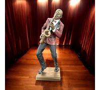57 SPECIAL REPLICAS Statuette Decoration - Musicien de Jazz Saxophone - Figurine Decoration Noel Bronze Sculpture Statue Cadeau Homme Cadeau Femme Décoration Salon