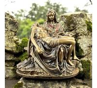 57 SPECIAL REPLICAS Statuette Decoration - Petite Pietà - Descente de la Croix - Figurine Decoration Noel Bronze Sculpture Statue Cadeau Homme Cadeau Femme Décoration Salon