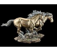 57 SPECIAL REPLICAS Statuette Decoration - Sculpture Unique - Chevaux au Galop - Figurine Decoration Noel Bronze Sculpture Statue Cadeau Homme Cadeau Femme Décoration Salon