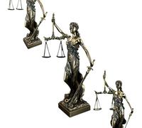 57 SPECIAL REPLICAS Statuette Decoration - SPECTACULAIRE THÉMIS avec Balance ET ÉPÉE Symbole de Justice - Figurine Decoration Noel Bronze Sculpture Statue Cadeau Homme Cadeau Femme Décoration Salon