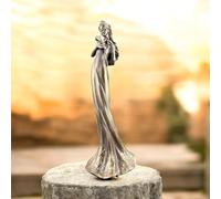 57 SPECIAL REPLICAS Statuette Decoration - Statuette DE MARIÉE avec LYS - Figurine Decoration Noel Bronze Sculpture Statue Cadeau Homme Cadeau Femme Décoration Salon