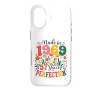 57 Year Old Made in 1969 Retro Floral 57th Birthday Women Coque pour iPhone 17