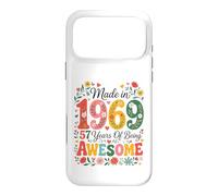 57 Year Old Made in 1969 Retro Floral 57th Birthday Women Coque pour iPhone 17 Pro Max