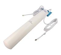 57045 Antenne blanche SMA-J 50W 600-2700MHz 50Ω 3 mètres 12dBi -20-85°C QOLTEC