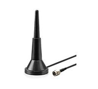 57058 Antenne noire SMA 50W 600-2700MHz 50Ω 3 mètres 5dBi -40-85°C QOLTEC