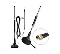 57059 Antenne noire SMA 100W 600-2700MHz 50Ω 3 mètres 5dBi -40-85°C QOLTEC
