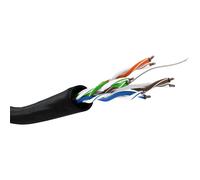 [57198] Goobay Bobine Câble Ethernet RJ45 CAT 5e monobrin U/UTP extérieur CCA...