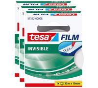 [57312-00008-01-3] tesa Lot de 3 Rubans Adhésif tesafilm Mat Invisible 19mm x...
