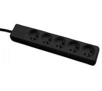 [573431] Multiprise bloc noir de 5 prises 1.50M