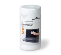 DURABLE Lingettes nettoyantes pour écran Screenclean Box – Boîte de 100
