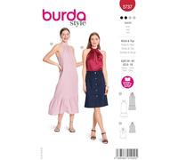 Patron Burda 5737 - Robe & Top