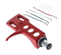 573A universel quatre fils fils en-tÃªte cÃ¢ble platine Phono casque Tonearm - Type Red
