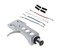 573A universel quatre fils fils en-tÃªte cÃ¢ble platine Phono casque Tonearm - Type Silver